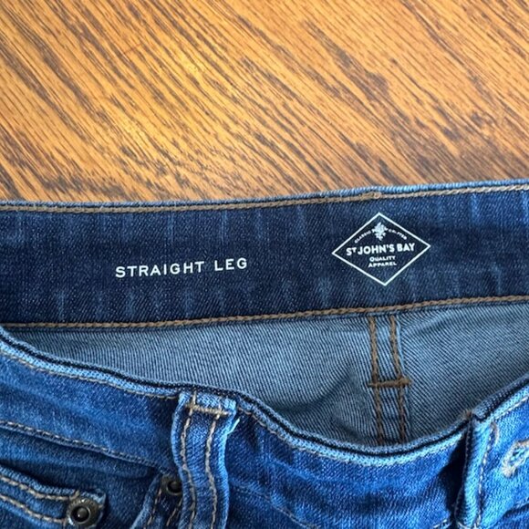 St John's Bay Jeans, straight leg, Size 6P NWOT! - Picture 5 of 6